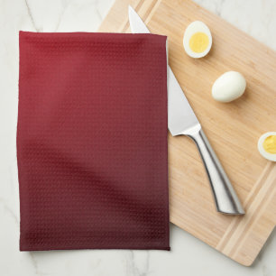 Korrelige rood-zwarte vignette theedoek