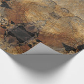 Korrelpapier voor houten-rasters cadeaupapier (Hoek)