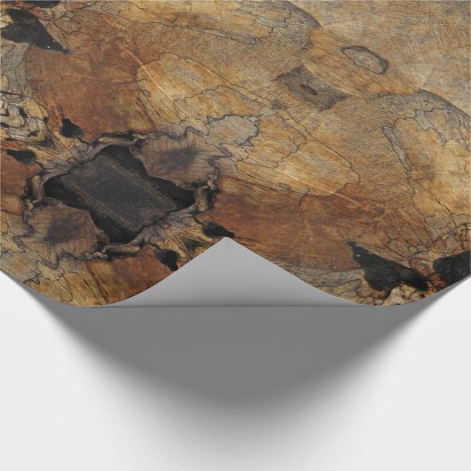 Korrelpapier voor houten-rasters cadeaupapier (Hoek)