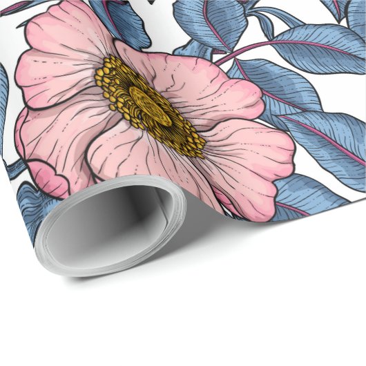 Korrels in de rozen cadeaupapier (Rol Hoek)