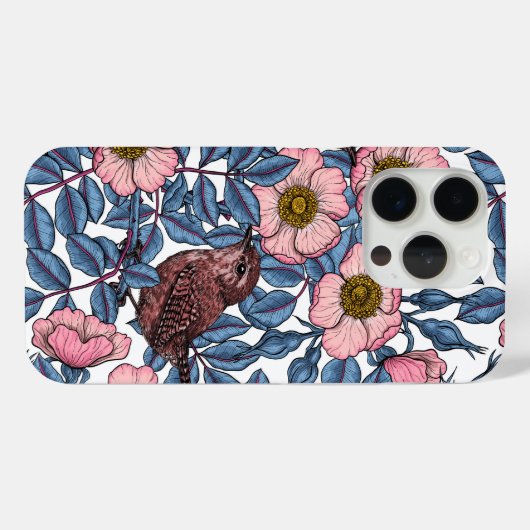 Korrels in de rozen Case-Mate iPhone case (Achterkant (horizontaal))