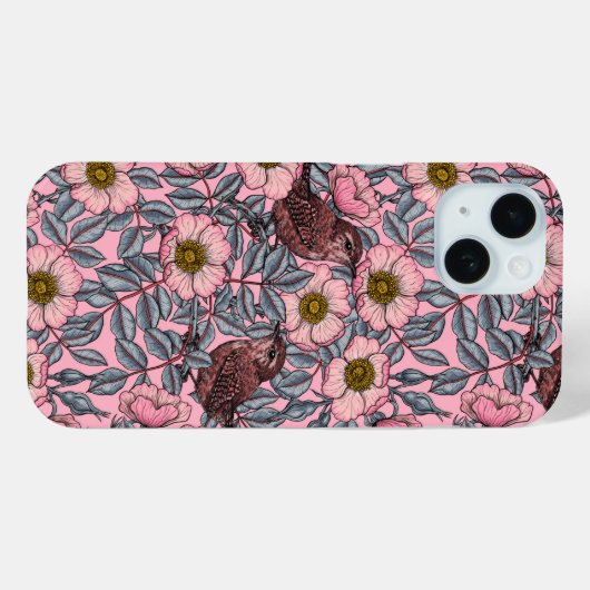 Korrels in de rozen Case-Mate iPhone case (Achterkant (horizontaal))