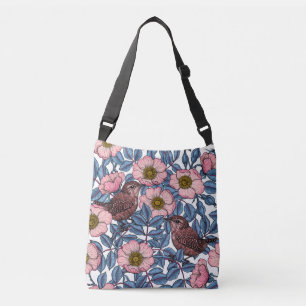 Korrels in de rozen crossbody tas