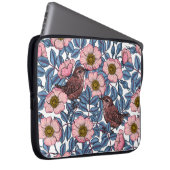 Korrels in de rozen laptop sleeve (Voorkant Rechts)