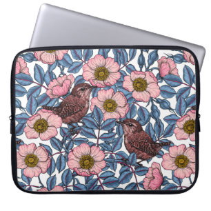 Korrels in de rozen laptop sleeve