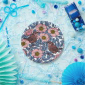 Korrels in de rozen papieren bordje (Feest)