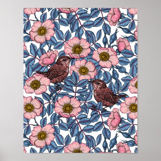 Korrels in de rozen poster (Voorkant)