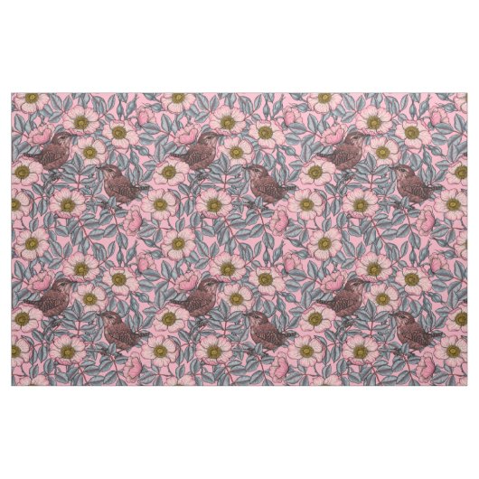 Korrels in de rozen stof (Fat Quarter)