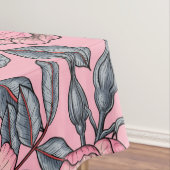 Korrels in de rozen tafelkleed (Voorbeeld)