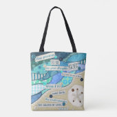 "Korrels van zand" Canvas tas van de Manuscript (Achterkant)