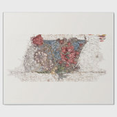 KORREPAPIER : WILLIAM MORRISE : HONEYSUCKLE CADEAUPAPIER (Vlak)