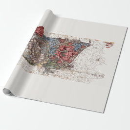 KORREPAPIER : WILLIAM MORRISE : HONEYSUCKLE CADEAUPAPIER