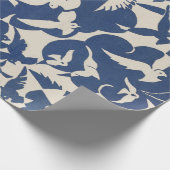 KORREPAPIER : WIT + BLAUW : 1928 CADEAUPAPIER (Hoek)