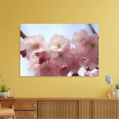 Körsbärsblommor - Canvas Afdruk (Insitu (Woonkamer))