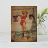  korset bridal party lingerie douche kaart (Staand voorkant)