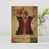  korset bridal party lingerie douche kaart (Staand voorkant)