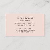  korset Logo Lingerie Boutique Afsprakenkaartje (Achterkant)