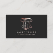  korset Logo Lingerie Boutique Visitekaartje (Voorkant)