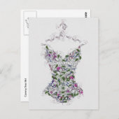 Korset op een woede briefkaart (Voorkant / Achterkant)