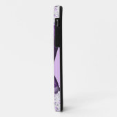 Korset Paars Mauve Witte Kant Damast Bloem Case-Mate iPhone Case (Achterkant/links)