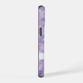 Korset Snaren Op Paars Met Naam iPhone 15 Case (Rechterkant)