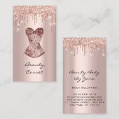 Korset Vrijgezellenfeest Weddenschap Roos Visitekaartje (Voorkant / Achterkant)