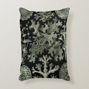 Korsmos door Ernst Haeckel, Vintage Natuur Planten Accent Kussen