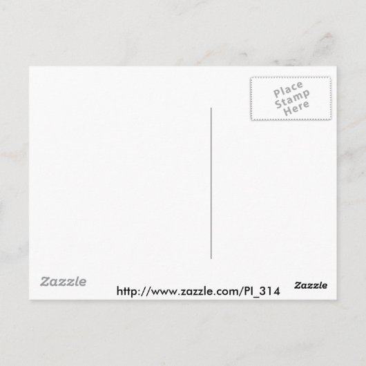 KORST 3.14 VAN DE PASTEI VAN PI BRIEFKAART (Achterkant)