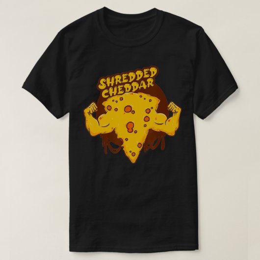 korst Cheddar Funny Cheese T-shirt (Design voorkant)