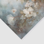 Korstig, Zachte Mooie Elegante Bloemen Decoupage Tissuepapier (Detail)