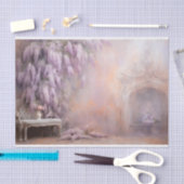 Korstig, Zachte Mooie Elegante Bloemendecoupage Tissuepapier (Craft)