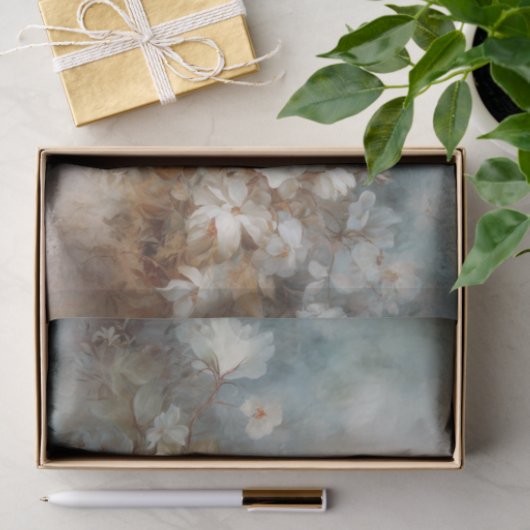 Korstig, Zachte Mooie Elegante Bloemendecoupeerwer Tissuepapier (Geschenk)