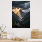 Korstmos en Licht Poster (Keuken)