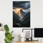 Korstmos en Licht Poster (Thuiskantoor)