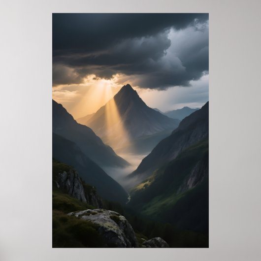 Korstmos en Licht Poster (Voorkant)