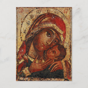 Korsunskaja: icon of the Mother of God of Cherson Briefkaart