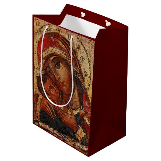 Korsunskaja: icon of the Mother of God of Cherson Medium Cadeauzakje (Achterkant Gekanteld)