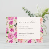 Kort de Helderroze Waterverf in werking om de datu Kaart (Staand voorkant)