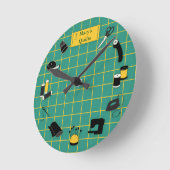 Kort de Tijd aan Pas het Etiket aan Ronde Klok (Hoek)