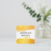 Kort geborsteld vierkante visitekaartje (Staand voorkant)