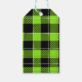 KORT GECOLOREERDE HALLOWEEN PLAID PATTERS CADEAULABEL