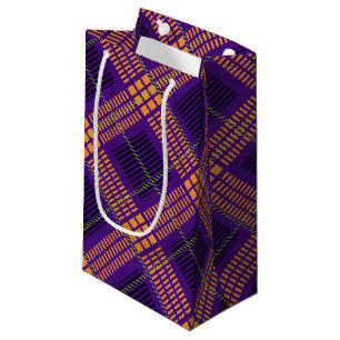 KORT GECOLOREERDE HALLOWEEN PLAID PATTERS KLEIN CADEAUZAKJE