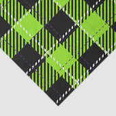 KORT GECOLOREERDE HALLOWEEN PLAID PATTERS TISSUEPAPIER (Detail)