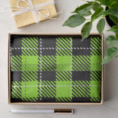 KORT GECOLOREERDE HALLOWEEN PLAID PATTERS TISSUEPAPIER (Geschenk)
