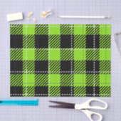 KORT GECOLOREERDE HALLOWEEN PLAID PATTERS TISSUEPAPIER (Craft)