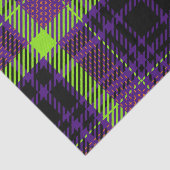 KORT GECOLOREERDE HALLOWEEN PLAID PATTERS TISSUEPAPIER (Detail)