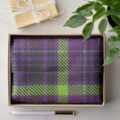 KORT GECOLOREERDE HALLOWEEN PLAID PATTERS TISSUEPAPIER (Geschenk)