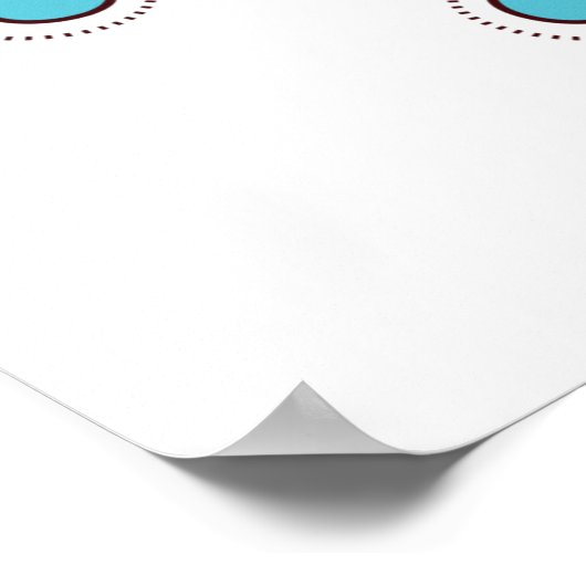 Kort gekleurd Mandala Poster (Hoek)