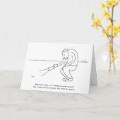 Kort grappig rijmend gedicht Slug Verjaardag Kaart (Gele Bloem)