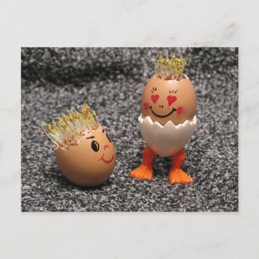 Kort Man en hoog Man Eggmen Serie Paas Kaart (Voorkant)
